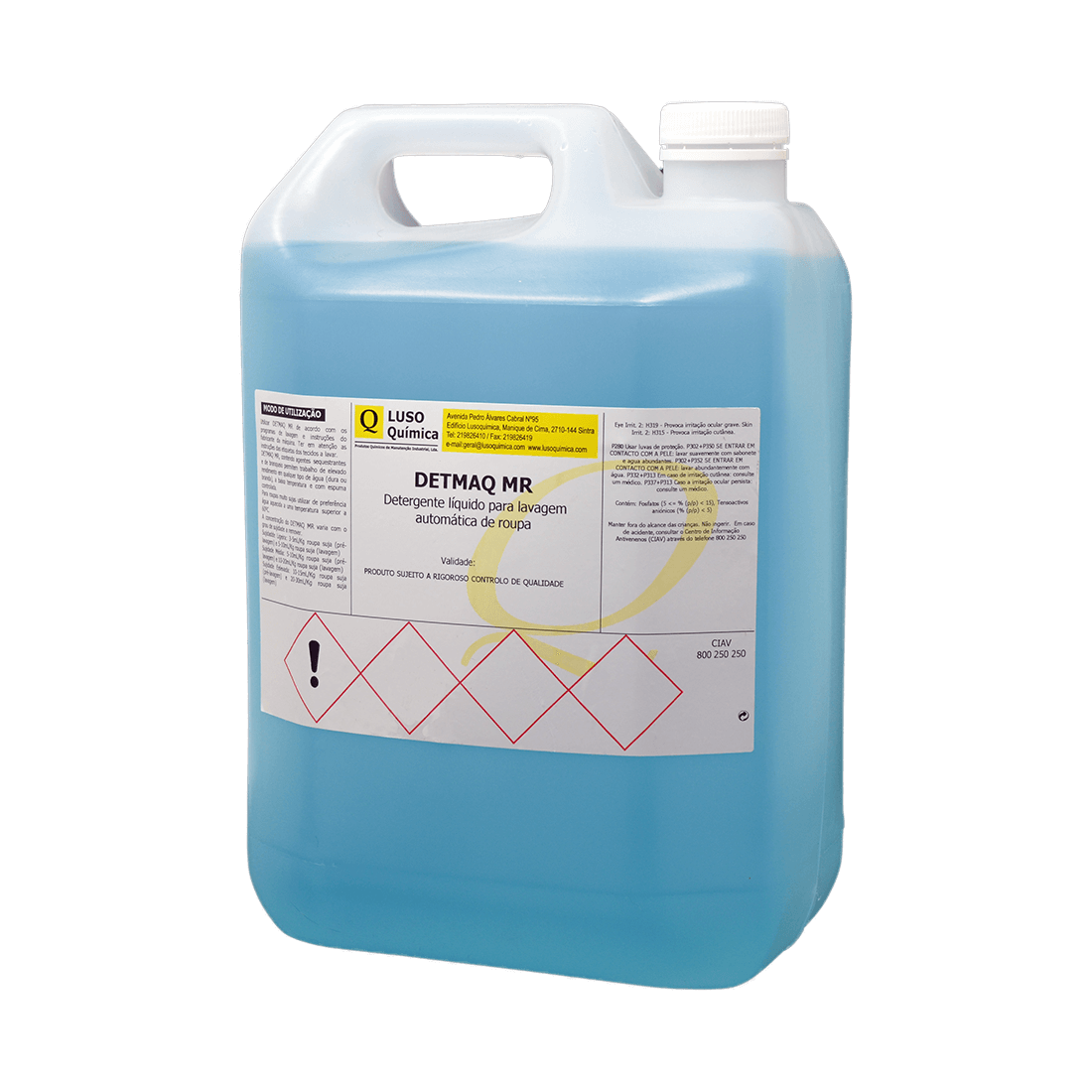 DETMAQ MR - Detergente lavagem roupa