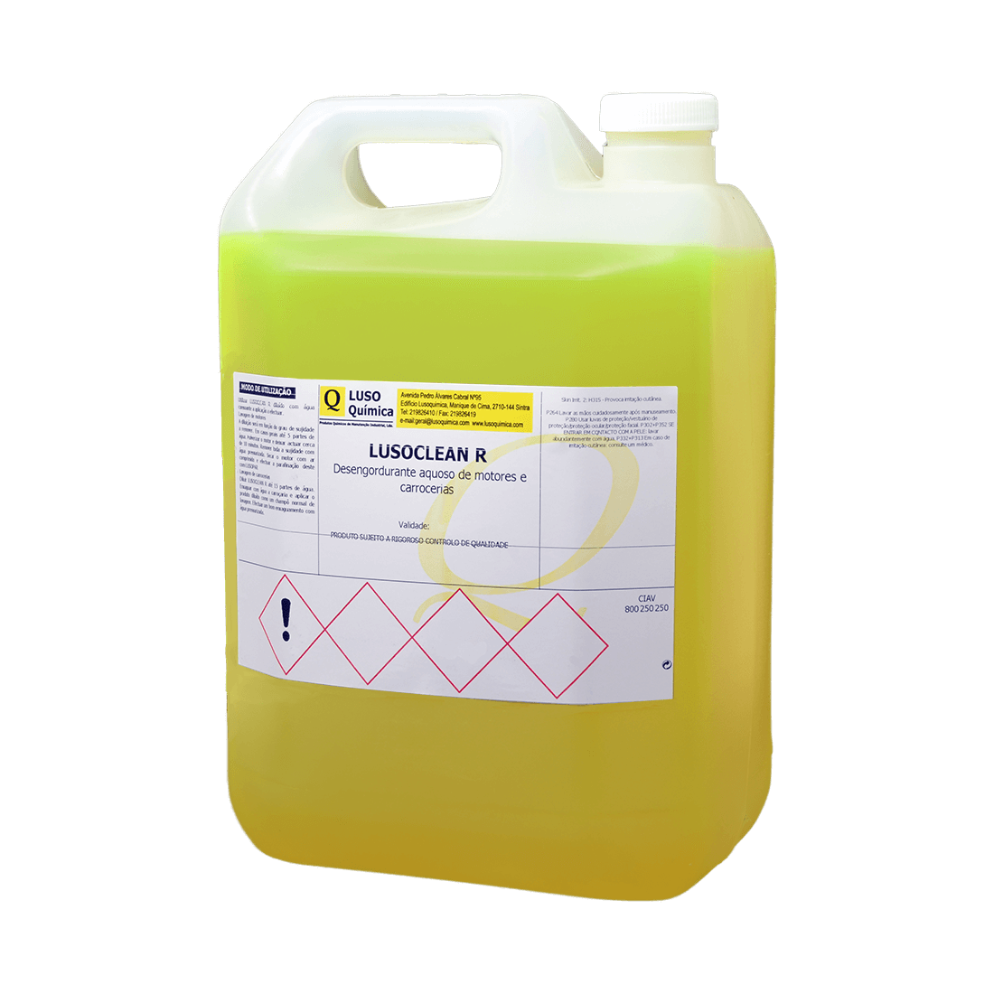 LUSOCLEAN R - Desengordurante aquoso de motores e carroçarias